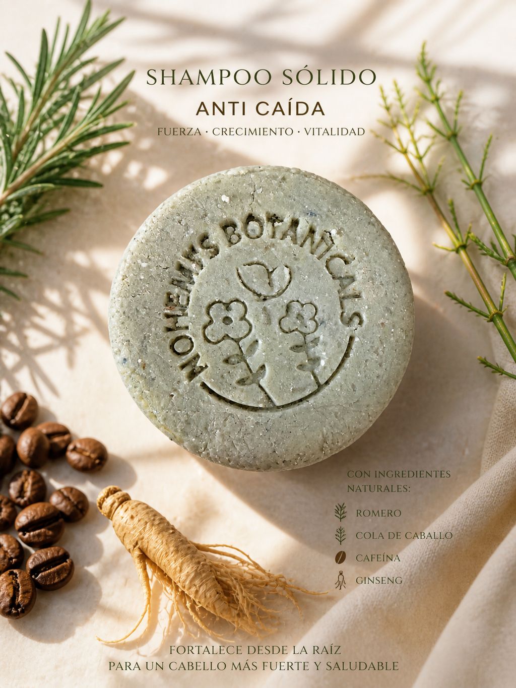 Anti-Hair Loss Solid Shampoo Bar